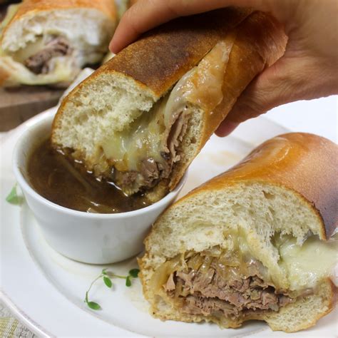 Easy French Dip Sandwiches With Deli Roast Beef Sungrown Kitchen