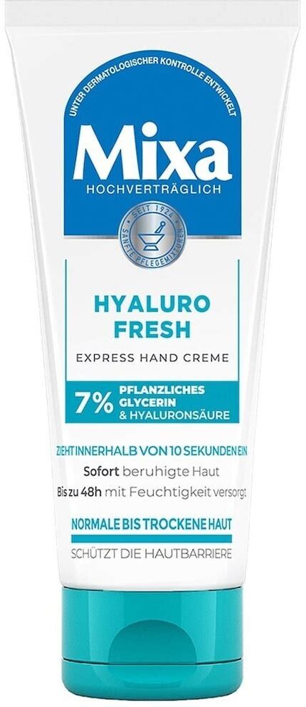 Mixa Hyaluro Fresh Express Handcreme 100ml Ab 11 99