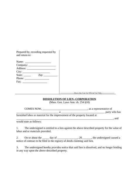 Real Estate Lien Release Form Fill Out And Sign Online Dochub