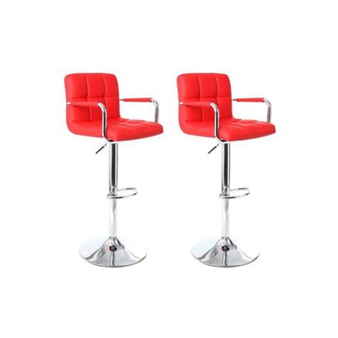 Miliboo Lot De Tabourets De Bar Design Roug Cdiscount Maison