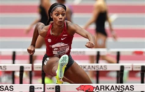 Ackera Nugent Breaks National Record In 60m Hurdles At NCAA Champs