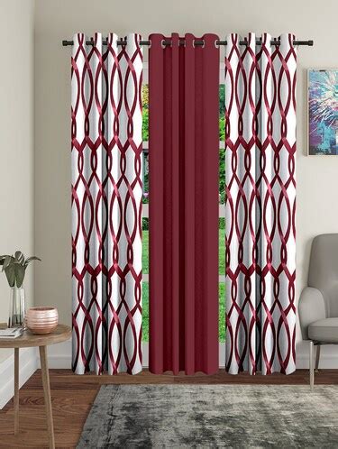 Red And Grey Curtains For Living Room Cabinets Matttroy