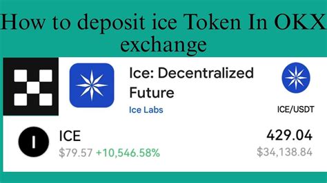 How To Deposit Ice Token In Okx Exchange From Okx Wallet