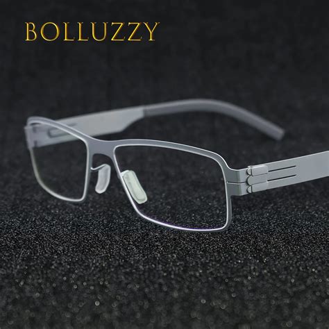 Men Women No Screw No Welding Eyeglasses Frame Full Rim Optical Prescription Reading Finding