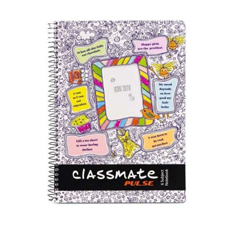 Classmate Spiral Premium Notebook 240 X 180 200 Pages Single Line