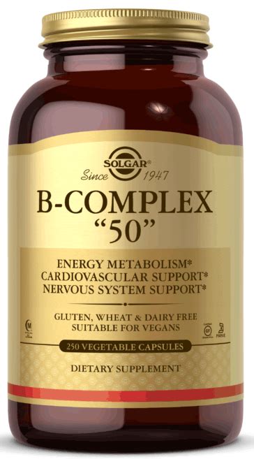 Solgar Kosher B Complex Mg Vegetable Capsules Koshervitamins