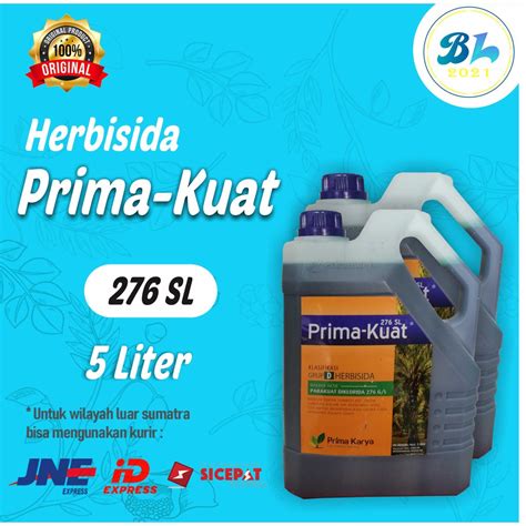 Jual Herbisida Prima Kuat 276SL 5 Liter Untuk Rumput Dan Gulma