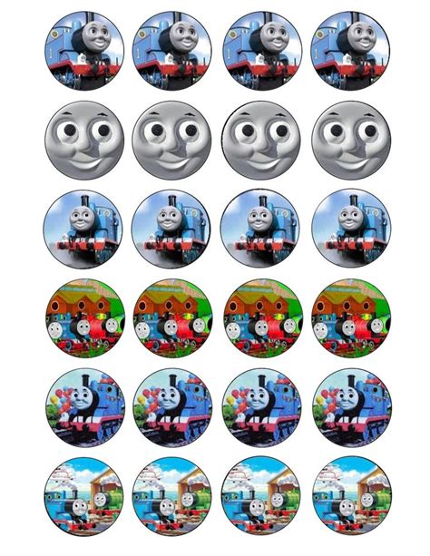 Thomas And Friends Percy James Edward Edible Cupcake Topper Images