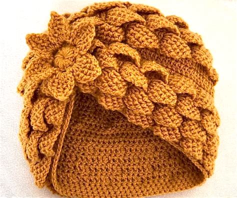 Crochet Lovely Hat With Flower - Crochet Ideas