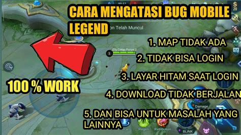 CARA MENGATASI BUG MAP MOBILE LEGEND HILANG DAN LAYAR HITAM SAAT LOGIN