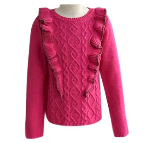 Su Ter George Talla Tipo Frills Tejido Liso Fucsia Walmart