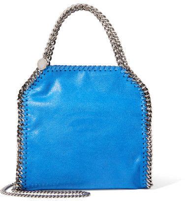 Stella Mccartney The Falabella Mini Faux Brushed Leather Shoulder Bag