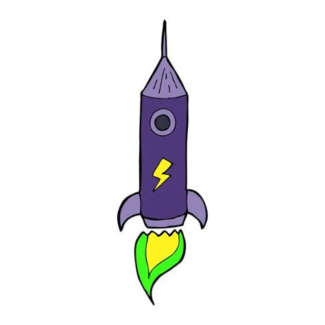 Cartoon Space Rocket Stock Vector By ©lineartestpilot 45554985