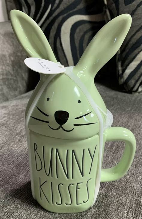 Rae Dunn Topper Mug Bunny Kisses Rae Dunn Topper Dunn