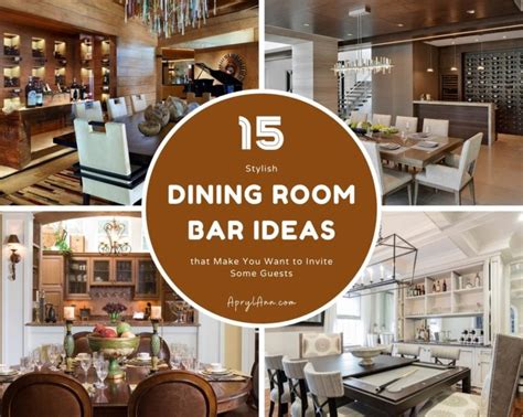 15 Stylish Dining Room Bar Ideas That Make You Want To Invite Some