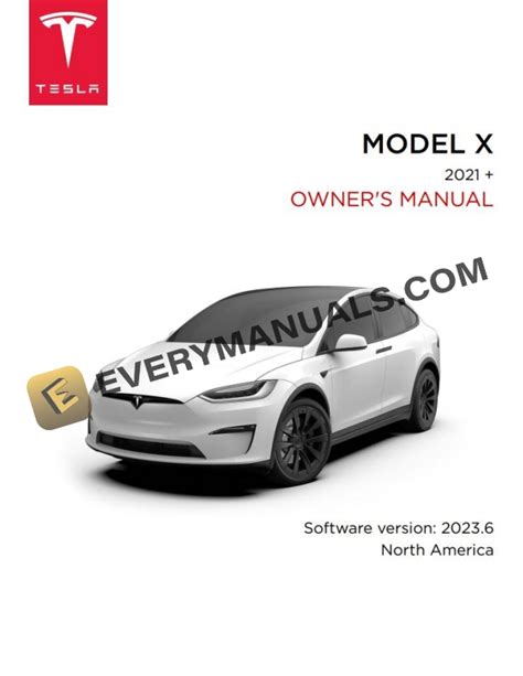 Tesla Model X Owners Manual 2021 2023