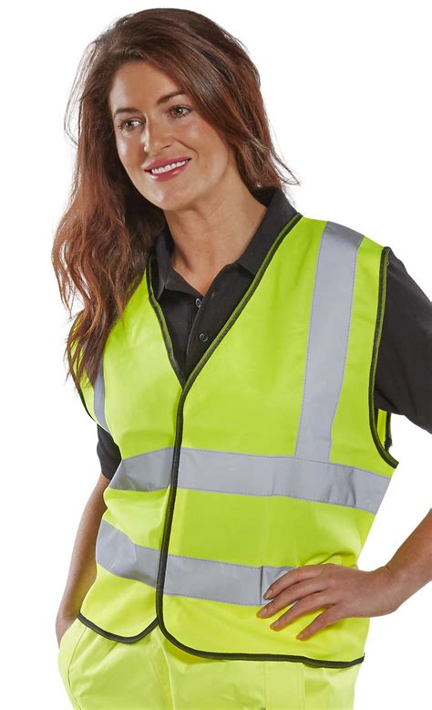 Beeswift Hi Vis Vest Short Length Saturn Yellow Wcengsh