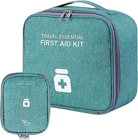 Pezzi Kit Di Pronto Soccorso Borsa Porta Medicine Da Viaggio Mini