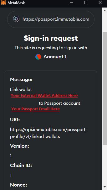 Connecting An External Wallet To Immutable Passport Guild Of Guardians