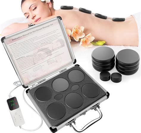 Amazon GLXPJU Pcs Hot Stones Massage Set With Temperature