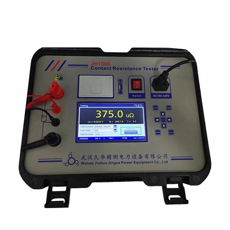 Jh A Loop Contact Resistance Tester Measurement Low Resistance A