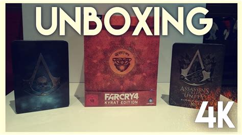 Unboxing Far Cry 4 Kyrat Edition Assassin S Creed Unity Bastille