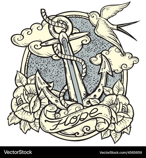 Anchor Tattoo Illustration