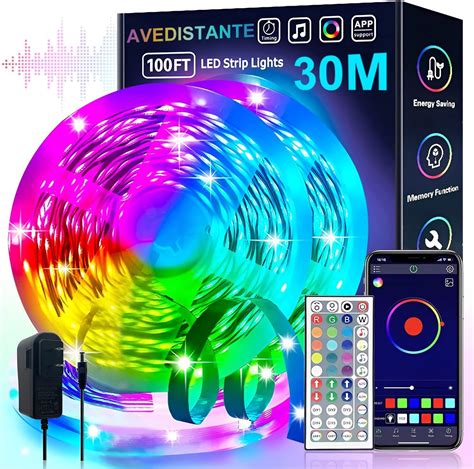 Kamysen M Tira Led De Bluetooth Ft Meter Luz Led Rgbw