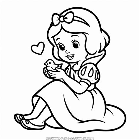 Desenhar A Branca De Neve - 5