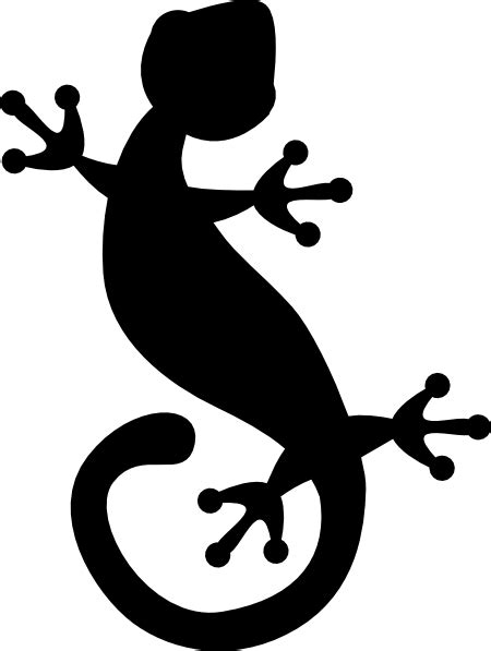 Black And White Art Lizard - ClipArt Best