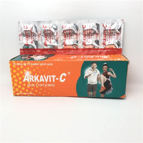 Jual Multivitamin Arkavit C Strip Isi Tablet Kota Tangerang