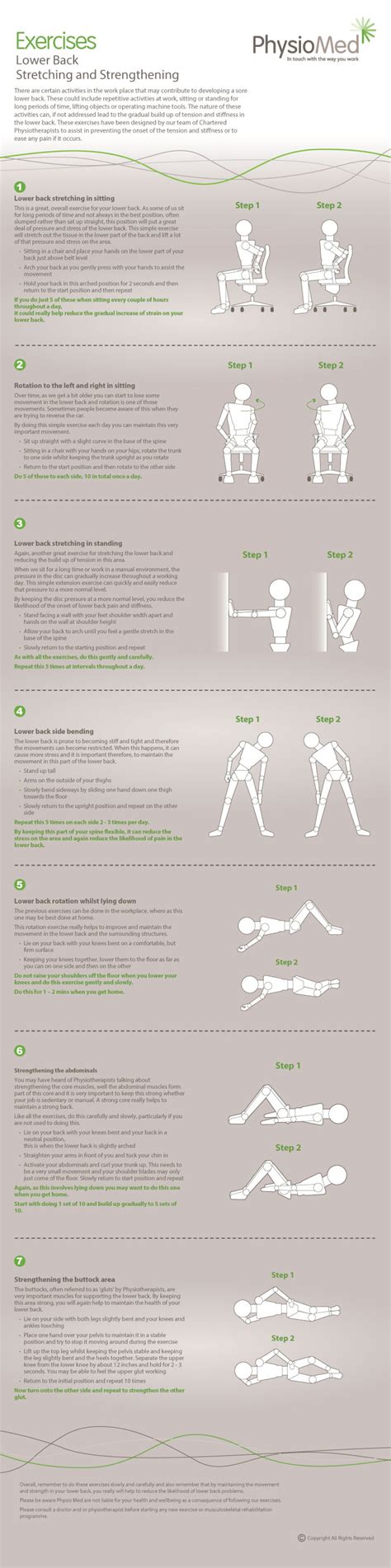 Exercises for Lower Back Pain Infographic – NaturalON - Natural Health ...