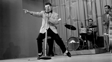 Elvis Presley Performing Hound Dog