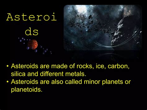 comets asteroids meteors pptx