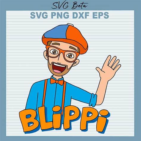 Blippi Svg Digital Download Bundle Cricut Vector Images Clipart