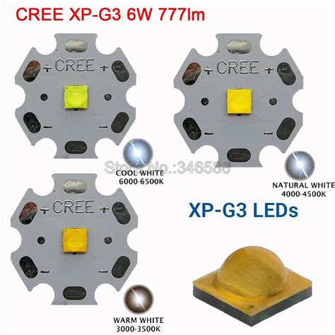 Buy 10pcs Cree Xpg3 Xp G3 1w 6w High Power Led Emitter