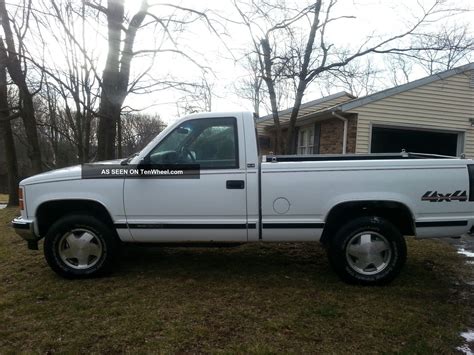 1996 Gmc K1500 Sierra Sle Standard Cab Pickup 2 Door 5 0l