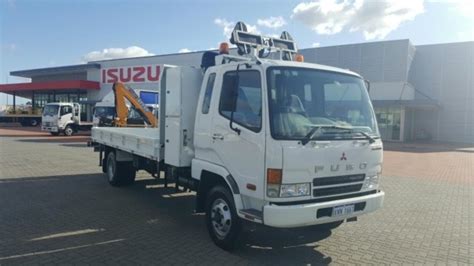 2007 FUSO FK 6 0 FIGHTER SIDE TIPPER AND REAR CRANE FK 6 0