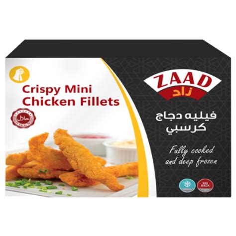 Zaad Frozen Crispy Mini Chicken Fillets Variety Foods Uk