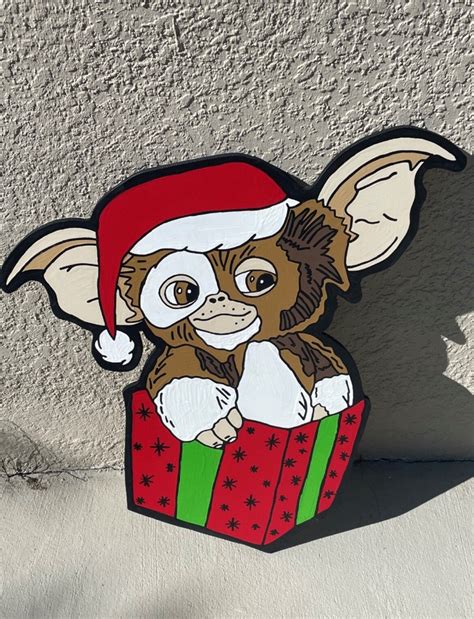 Christmas Gremlins Gizmo Yard Sign/yard Art/yard Decor/christmas Yard Art/wooden Yard Art - Etsy