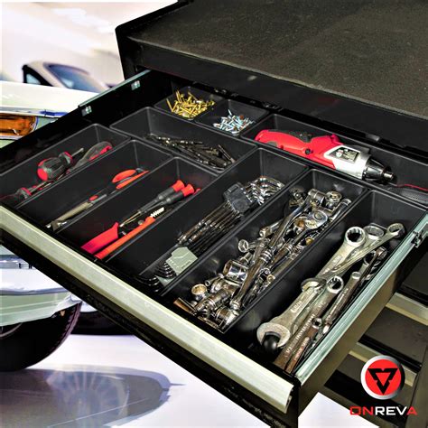 Snapklik.com : Tool Box Organizer Tray Divider Set, Extra Large Toolbox ...