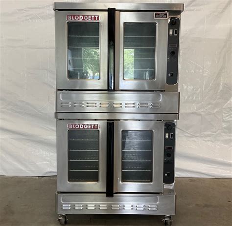 Used Blodgett Dfg 200 Double Gas Convection Oven From School Bakery Depth