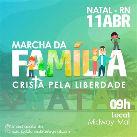 Marcha da Família Cristã pela Liberdade será realizada em Natal