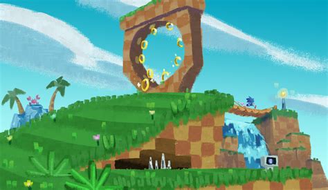 Artstation Green Hill Zone