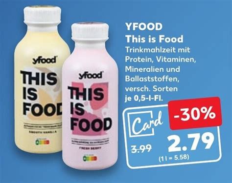 YFOOD This Is Food 0 5 L Fl Angebot Bei Kaufland