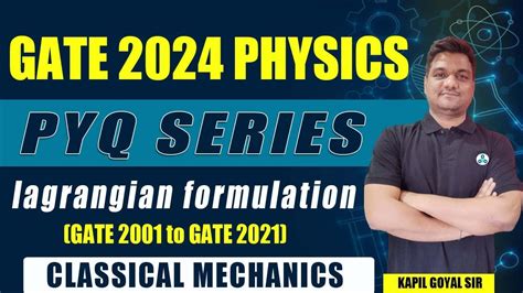 GATE 2024 Physics Classical Mechanics GATE Pyq Gate Physics Pyq