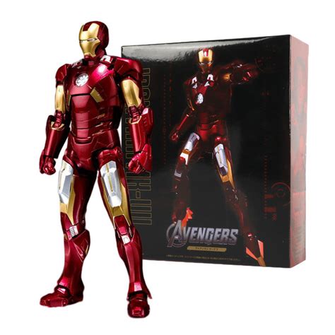 Action Figure Homem De Ferro Iron Man Armadura Mkvii Mk Os Vingadores