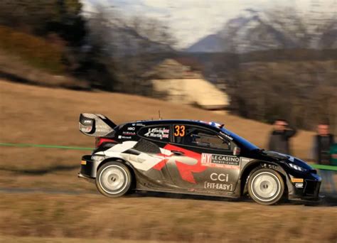 FOTO ELFYN EVANS WRC Rallye Monte Carlo 2024 Toyota GR Yaris Rally1 EUR