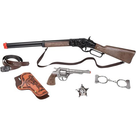 Gonher Wild West Toy Set With Revolver And Rifle Mcgreevys Toys Direct