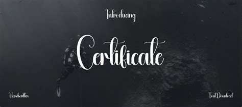 Certificate Font Download | Free Font.Download